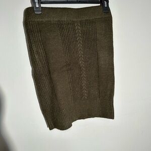 Express Knit Green Skirts Size Medium